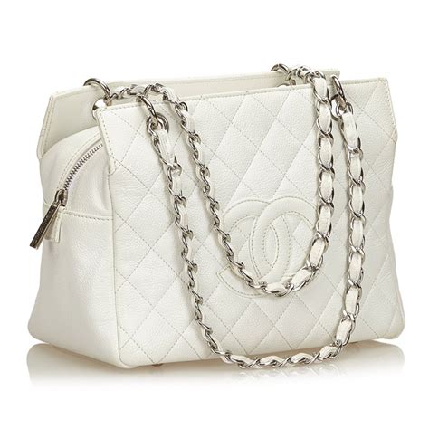 classic white chanel bag|chanel timeless classic tote.